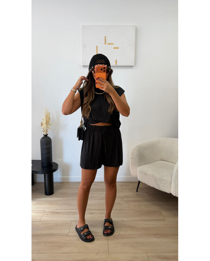 Ensemble short Cosy Choco