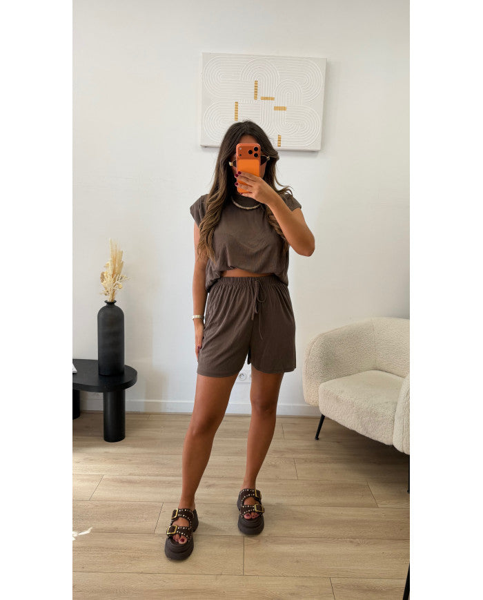 Ensemble short Cosy Noir