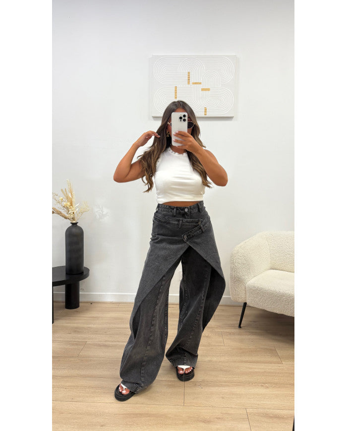 Jean évasé Fashion Bleu